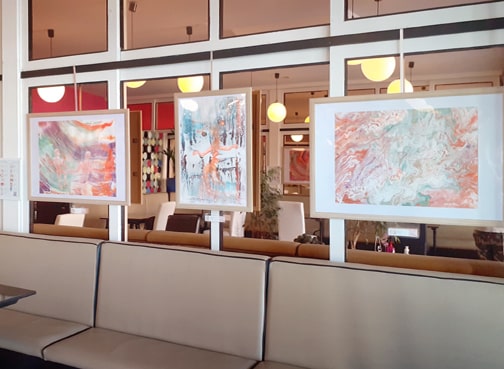 Paintings exhibition in Mundo Restaurant by Victor de France