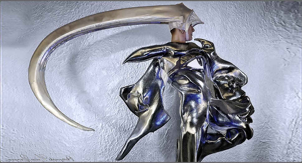 Silver Profile Drag Costume by Victor de France